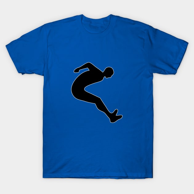 Long jump T-Shirt by Huggy Mauve